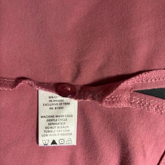 Liz Claiborne NY Top Rick Rack Keyhole 3/4 Sleeves LG EUC - Picture 8 of 8